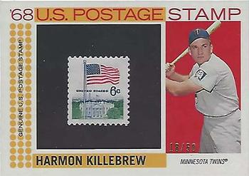 2017 Topps Heritage - 1968 U.S. Postage Stamp Relics #68PSR-HK Harmon Killebrew Front