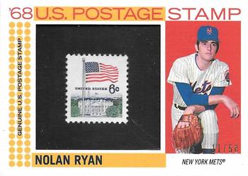2017 Topps Heritage - 1968 U.S. Postage Stamp Relics #68PSR-NR Nolan Ryan Front