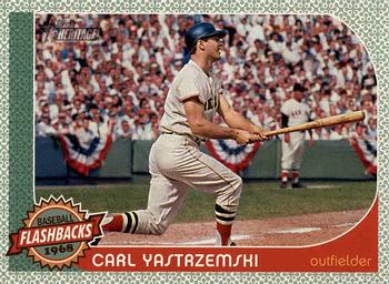 2017 Topps Heritage - Baseball Flashbacks #BF-CY Carl Yastrzemski Front