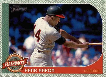 2017 Topps Heritage - Baseball Flashbacks #BF-HA Hank Aaron Front