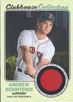 2017 Topps Heritage - Clubhouse Collection Relics #CCR-ABE Andrew Benintendi Front