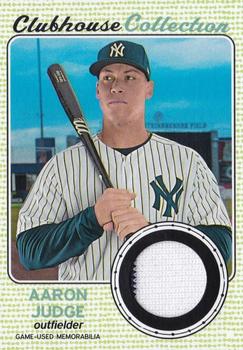 2017 Topps Heritage - Clubhouse Collection Relics #CCR-AJU Aaron Judge Front
