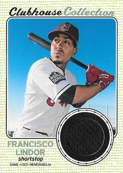 2017 Topps Heritage - Clubhouse Collection Relics #CCR-FL Francisco Lindor Front