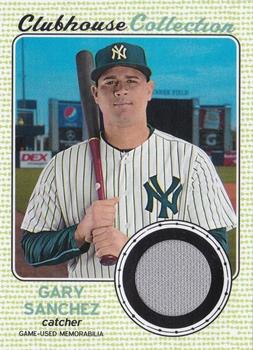 2017 Topps Heritage - Clubhouse Collection Relics #CCR-GS Gary Sanchez Front