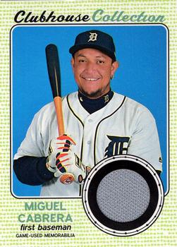 2017 Topps Heritage - Clubhouse Collection Relics #CCR-MC Miguel Cabrera Front