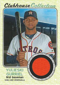 2017 Topps Heritage - Clubhouse Collection Relics #CCR-YG Yulieski Gurriel Front