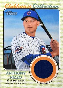2017 Topps Heritage - Clubhouse Collection Relics #CCR-AR Anthony Rizzo Front