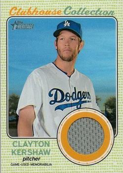 2017 Topps Heritage - Clubhouse Collection Relics #CCR-CK Clayton Kershaw Front