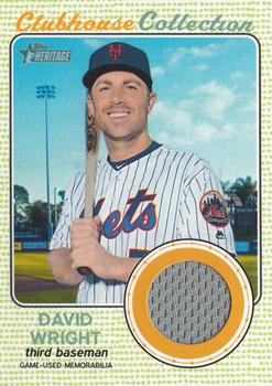 2017 Topps Heritage - Clubhouse Collection Relics #CCR-DW David Wright Front