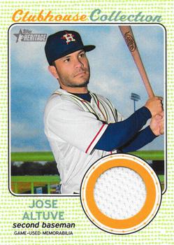 2017 Topps Heritage - Clubhouse Collection Relics #CCR-JAL Jose Altuve Front