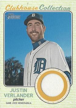 2017 Topps Heritage - Clubhouse Collection Relics #CCR-JV Justin Verlander Front