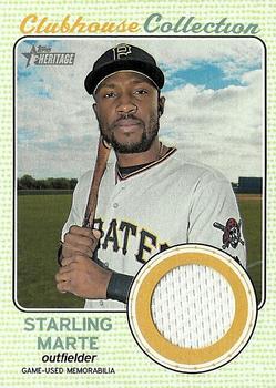 2017 Topps Heritage - Clubhouse Collection Relics #CCR-SM Starling Marte Front