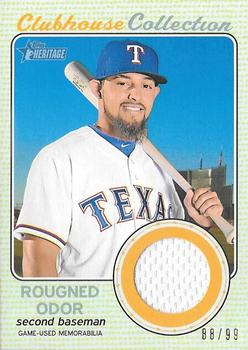 2017 Topps Heritage - Clubhouse Collection Relics Gold #CCR-RO Rougned Odor Front