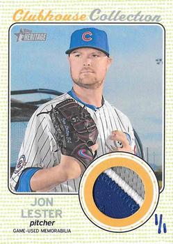 2017 Topps Heritage - Clubhouse Collection Relics Patch #CCR-JL Jon Lester Front