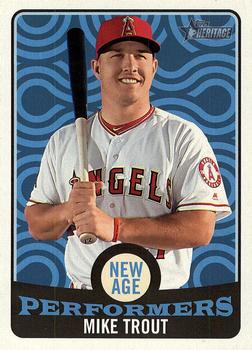 2017 Topps Heritage - New Age Performers #NAP-5 Mike Trout Front