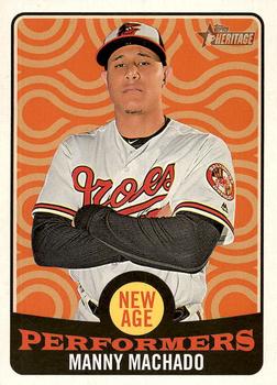 2017 Topps Heritage - New Age Performers #NAP-8 Manny Machado Front