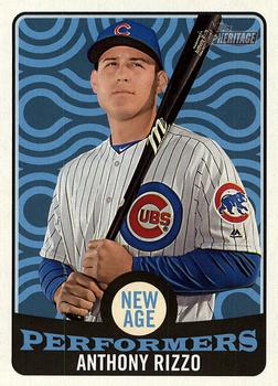 2017 Topps Heritage - New Age Performers #NAP-13 Anthony Rizzo Front