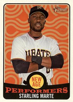 2017 Topps Heritage - New Age Performers #NAP-22 Starling Marte Front