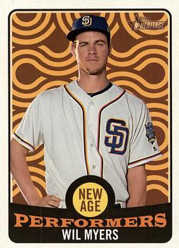 2017 Topps Heritage - New Age Performers #NAP-25 Wil Myers Front