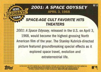2017 Topps Heritage - News Flashbacks #NF-9 2001: A Space Odyssey Back