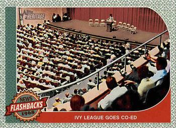 2017 Topps Heritage - News Flashbacks #NF-13 Ivy League Schools Start going co-ed Front