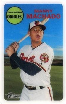 2017 Topps Heritage - 1968 Topps 3D #683D-MM Manny Machado Front