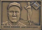 1983-91 Topps Gallery of Champions Bronze Premiums #210 Duke Snider Front