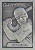 1990 Topps Gallery of Champions Silver #500 Kevin Mitchell Front