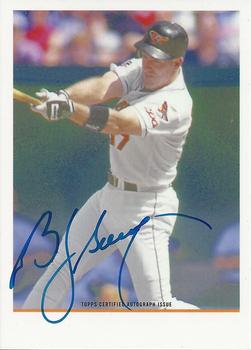2016 Topps Archives Snapshots - Autographs Negative #AS-BS B.J. Surhoff Front