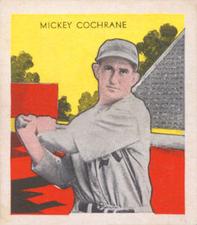 1933 Tattoo Orbit (R305) #NNO Mickey Cochrane Front