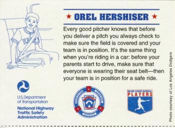 1994 U.S. Department of Transportation #NNO Orel Hershiser Back