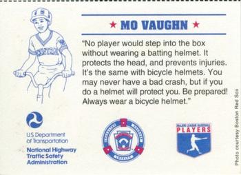 1994 U.S. Department of Transportation #NNO Mo Vaughn Back