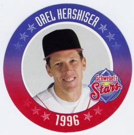1996 Schwebel's Stars #2 Orel Hershiser Front