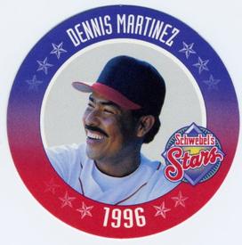 1996 Schwebel's Stars #7 Dennis Martinez Front