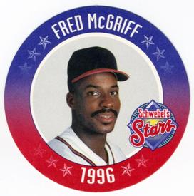 1996 Schwebel's Stars #10 Fred McGriff Front