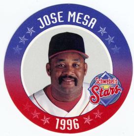 1996 Schwebel's Stars #14 Jose Mesa Front