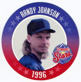 1996 Schwebel's Stars #15 Randy Johnson Front