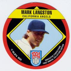 1994 Innovative Confections Discs #11 Mark Langston Front