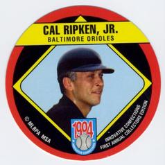 1994 Innovative Confections Discs #15 Cal Ripken Jr. Front