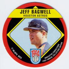 1994 Innovative Confections Discs #16 Jeff Bagwell Front