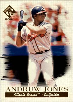 2001 Pacific Private Stock #12 Andruw Jones Front