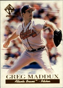 2001 Pacific Private Stock #14 Greg Maddux Front