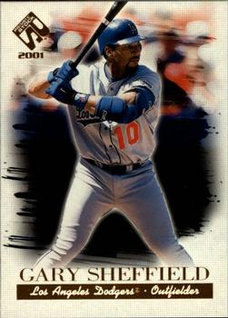 2001 Pacific Private Stock #64 Gary Sheffield Front