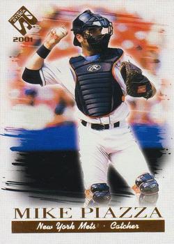 2001 Pacific Private Stock #75 Mike Piazza Front
