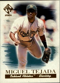 2001 Pacific Private Stock #87 Miguel Tejada Front
