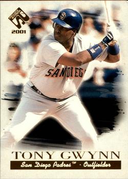 2001 Pacific Private Stock #103 Tony Gwynn Front