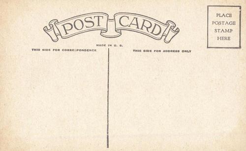 1955 Exhibits Post Card Backs #NNO Jim Greengrass Back