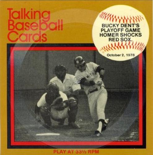 1979 CMC Talking Baseball Cards #2 Bucky Dent Front