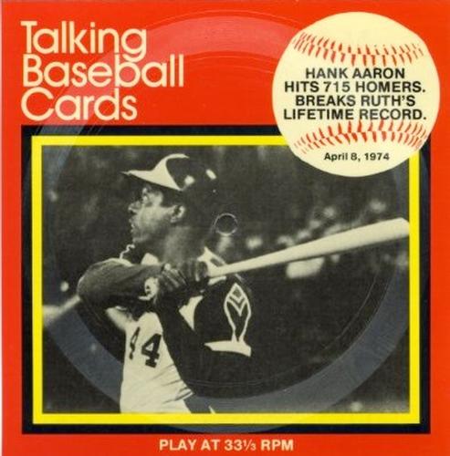 1979 CMC Talking Baseball Cards #3 Hank Aaron Front