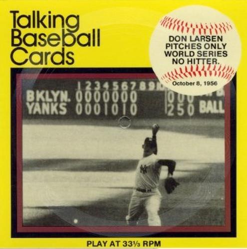1979 CMC Talking Baseball Cards #7 Don Larsen Front